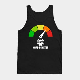 Meter Series - NOPE-O-METER 2 - Nope Icons - Gauge Level 4 - NOPE - 4B Tank Top